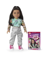 Girl of The Year Kavi Sharma 18-inch Doll and Book Featuring 7 Pieces for Ages 8+