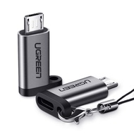 UGREEN マイクロUSB変換アダプター タイプC Micro USB 変換 2個入り USB C to Micro USB 変換コネクタ 急速充電とデータ同期 Xperia、Galaxy S7 E