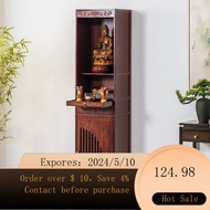 Household Chinese Style Buddha Shrine Clothes Closet God of Wealth Cabinet Bodhisattva Altar Altar Cabinet Guanyin Alt