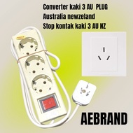 AEBRAND Travel Stop Kontak Australia New Zealand China Myanmar AUSI 3-pin Electrical Plug Type i Aus