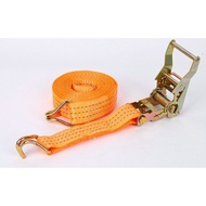 Rachet Tie Down 8-10 Meter 10 TON Webbing Cargo Lashing Belt Trackbelt Tali Ikat Sabuk Truk tali web