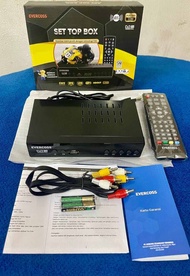 (PROMO) STB / SET TOP BOX EVERCOSS U SIARAN DIGITAL RECEIVER DVB T2 02 - MURAH SNI 002- GARANSI - UN