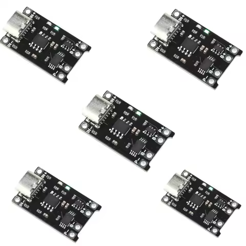 2 In 1 TP4056 Li-ion Battery Charging Module DC 4-8V 1.2A Battery Charging Board Module Type C Charg