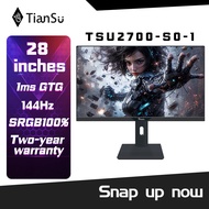 TianSu 28 inch 4K 144hz monitor Audio professional gaming office face IPS HDMI2.1 computer screen HDR
