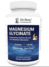 Dr Berg Magnesium Glycinate with Naturally Sourced Vitamin D3