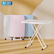 Bedside Table Children's Study Desk Desk Adjustable Folding Table Small Apartment Student Household Writing Desk Computer Small Table