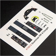 Leskit 1/72 Grumman F9F-8 Cougar Interior 3D Decal for Hasegawa Plastic Model Decal RSKK72012