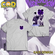 UNGU DJ Panda Geovanni Viral Distro T-Shirt - Adult Distro Shirt T-Shirt DJ Viral Purple Panda