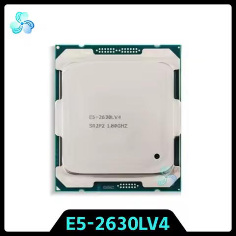 Xeon E5-2630LV4 CPU SR2P2 Low Power 10-Cores 20-Thread 1.8GHz 25MB 14nm 55W LGA2011 E5 2630L V4 CPU 