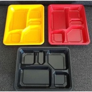 Mika Bento/Bento/Bento Box/Bento Tray/Bento Box With 5 Partitions+Wholesale Lid
