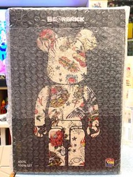 現貨-全新 Medicom Bearbrick 2021 Macau Ed Hardy 400+100% Be@rbrick 澳門限定 澳啤
