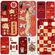 Case For Samsung Galaxy j2 pro 2018 j2 core j8 on8 Chinese Red Dragon Year