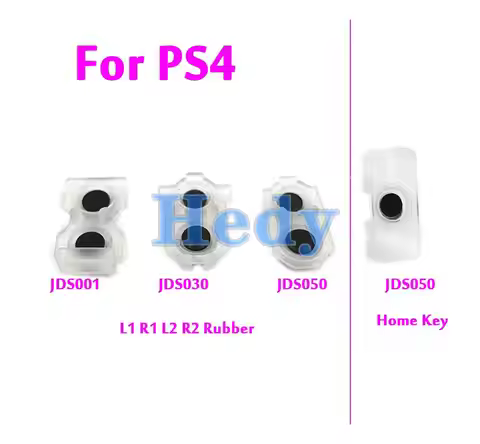 20PCS L2 R2 L1 R1 Conductive Rubber Buttons For PS4 Controller JDS 001 011 030 050 JDM-030 040 055 H
