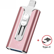 ฟลชไดร์ฟ USB ความจุ 1TB แบบพกพา 4 อิน 1 แฟลชไดรฟ ์ External Storage Memory Stick Flash Drive Storage