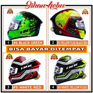 HELM / INK HELM / INK / HELM INK FULL FACE CL MAX WHITE RED FLUO