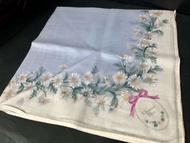 0807 🌺DIOR天藍白雛菊 日本製 手帕 絲巾 領巾 方巾