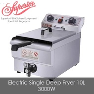Electric Single Deep Fryer 10L - commercial use