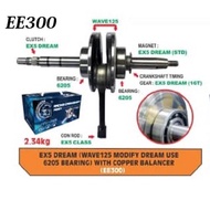 (EE300) WAVE125 PNP DREAM RACING CRANKSHAFT TANAM LADUNG EE300 "MOTOMURAH"