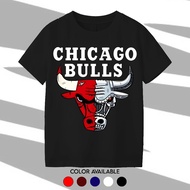 Chicago Bulls Basketball Shirt Chicago Bulls T-Shirt Men's Top Women's Top Combed 30s Cotton T Shirt