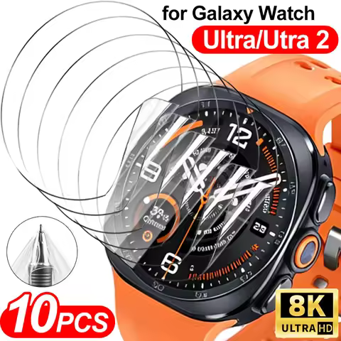 Hydrogel Film Screen Protectors for Samsung Galaxy Watch Ultra Ultra2 2025 2026 Smartwatch Cover Fil