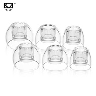KZ LS01 Ear Tips 3Pairs S/M/L Size High-Transparency Liquid Silicone Material Washable Reusable Head