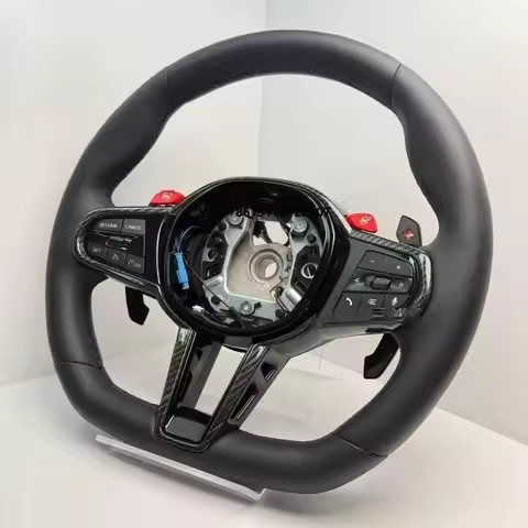 m Sport Heated Steering Wheel Compatible with M3 M4 M5 M6 X3 X4 X5 X6 X7 X8 G01 G12 G20 G30 G80 G82 