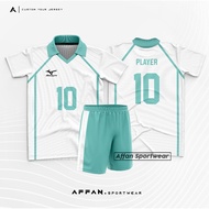 Haikyuu Aoba Johsai White Volleyball Anime Jersey Cosplay Oikawa Free Name Change