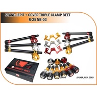 Triple Clamp Beet R-25 Nb-03 Nassert Beet Cover Clamp-on Handlebar