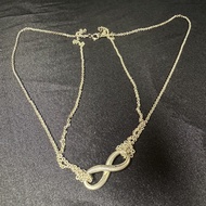 TIFFANY Infinity Necklace 銀色無限符號項鍊