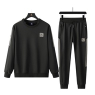 ชุดเสื้อฮู้ดผู้ชายไซส์ใหญ่ ทรงหลวม ลำลอง ฤดูใบไม้ผลิและฤดูใบไม้ร่วง ชุดกีฬา 300 ปอนด์ 789XL ชุดเสื้อ