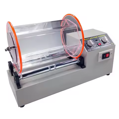 KT1320 11kg BIG CAPACITY Rotary Tumbler Polishing Barrel drum polish Machine jewelry Rolling polish 