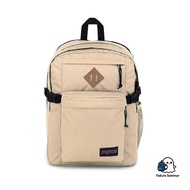 Jansport Main Campus Backpack Multi-Storage Compartment S-Shaped Shoulder Strap Reduce Pressure Khak