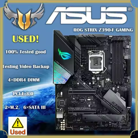 Asus ROG STRIX Z390-F GAMING Motherboard DDR4 Intel 8th 9th-Gen I9 I7 I5 I3 128GB RGB CrossFireX