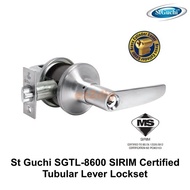 St Guchi SGTL-8600 SIRIM Certified Tubular Lever Lockset Tombol Pintu