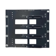 to 4-Disk SSD/HDD Adapter 6Gbps Server Expansion Card with 7/29P Interface and 4D Power Supply for N