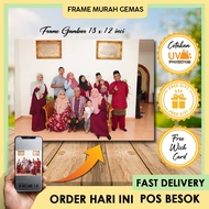 🔥HARGA PROMOSI🔥 FG 18x12 INCI | FRAME GAMBAR | UV HIGH PRINTING