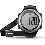 ezon t007 heart rate monitor with chest strap, exercise monitor, hrm and sports watch, waterproof, s
