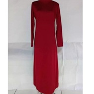 Long Sleeve Cuffed Gamis / Cuffed Underwear Rayon E11T t-shirt