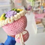 [woormiecroche] flower bouquet | Chunky crochet flower | Handmade crochet flower | Souvenir gifts