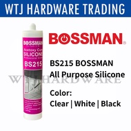 BS215 BOSSMAN | All Purpose Sealant Silicone | Clear & White 硅酮密封胶 Silicon