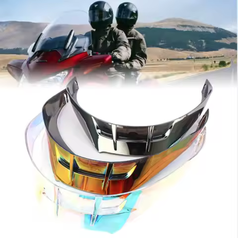 Motorcycle Helmet Spoiler PC Rear Wing Air Duct Aerodynamic Racing for AGV Pista/GP/Corsa/GPR Attach