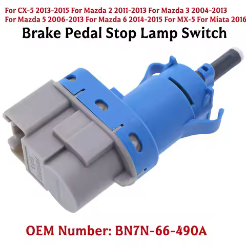 Brake Stop Light Switch For Mazda 2 3 5 6 For CX-5 For MX-5 BN7N-66-490A Brake Pedal Stop Lamp Switc