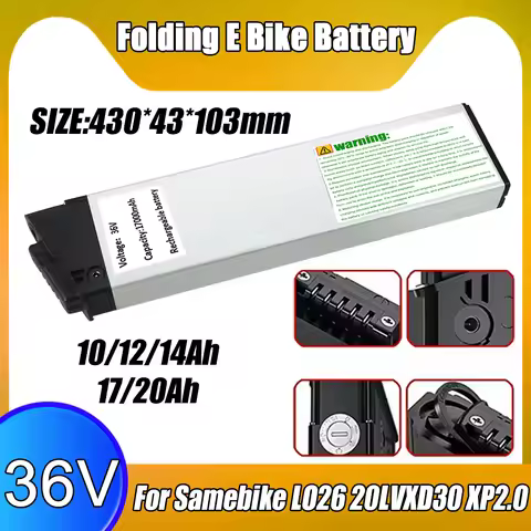DCH-006 36V Bike Replacement Battery 10Ah/12Ah/20Ah for ADO A20 A20F MATE City Bike Fiido M1 Folding