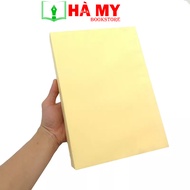 [Fast Speed] 1 Stack Of 500 Sheets Ford Yellow Paper Quantitative 80gsm / 70gsm A4 Size - Ha My Bookstore