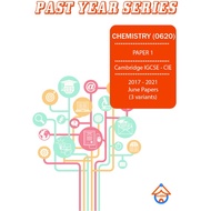 IGCSE Chemistry(0620) Past Year Papers 2017-2021 (Paper 1,2,3,4,5,6)  -  With Answers