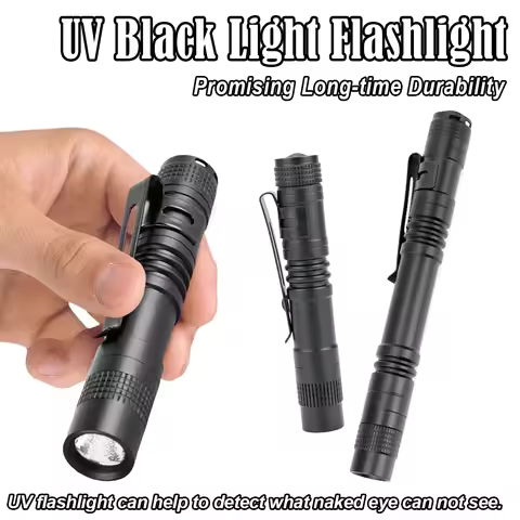 Uv Flashlight 365nm Ultraviolet Torch With Pen Clip Led-and-uv-flashlight Led 395nm Scorpion Detecti