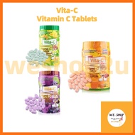 VITA-C Vitamin C Am 1000 Tablets​ (4 Flavors: Pineapple/Orange/Grape/Lemon) (1 Tin=1000 Tablets)