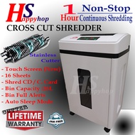 MASTER III CROSS CUT HEAVY DUTY PAPER SHREDDER STRONG CUTTER - GRAND SHREDDER