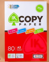 [ A3-500T] GIẤY PHOTOCOPY A3 CÁC THƯƠNG HIỆU DOUBLEA IK PLUS QUALITY.. HÀNG ĐỦ 500 TỜ