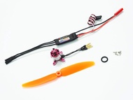 1S 2S Micro Power Combo Pack with Motor,ESC,Propeller,Prop saver used for Fixed Wing Micro indoor Ai